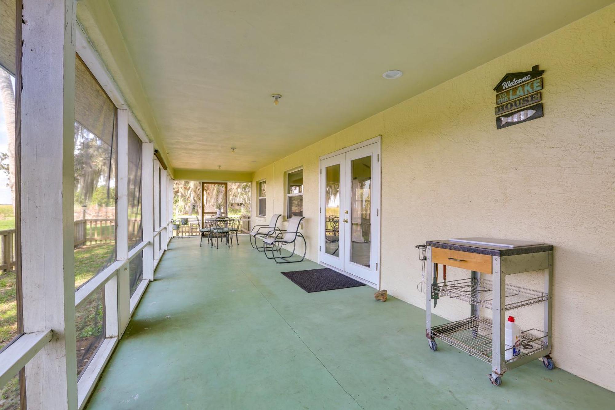 Lush Lorida Home On Lake Istokpoga Sebring Zewnętrze zdjęcie